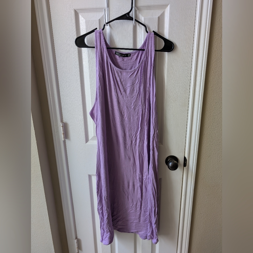 Purple Sleeveless Dress